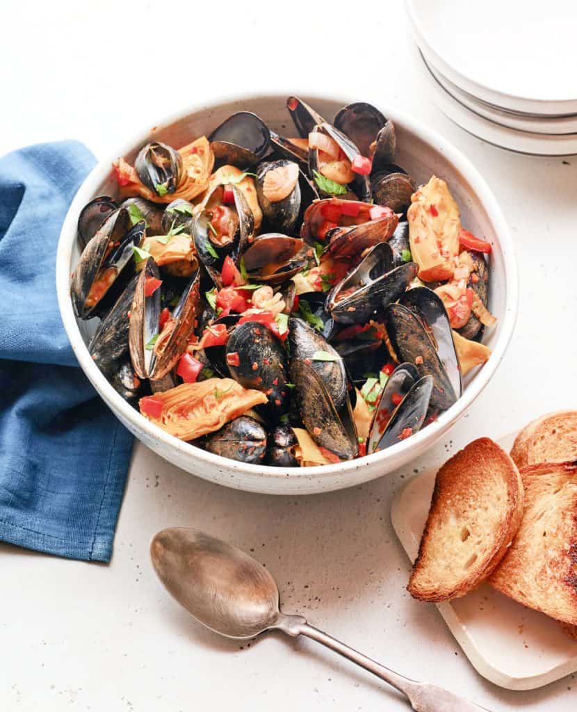 Mediterranean Pressure Cooking - Mussels