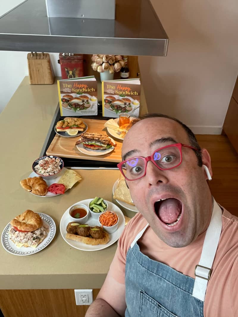 Jason Goldstein in NYC kitchen